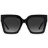 Jimmy Choo Edna 807 9O Black Sunglasses 52/22/145